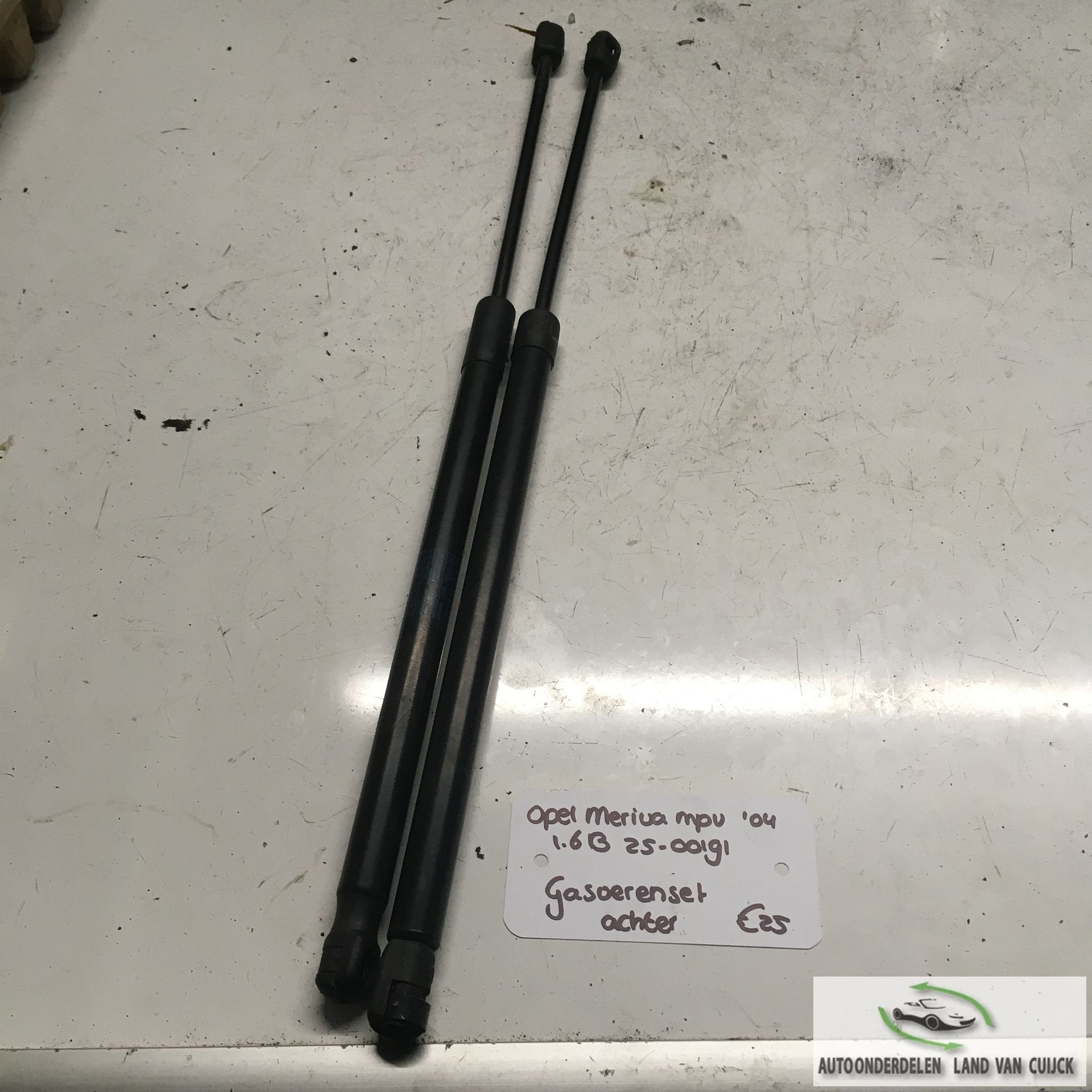 Opel Meriva 1.6 B  2004 2500191       Gasveren set