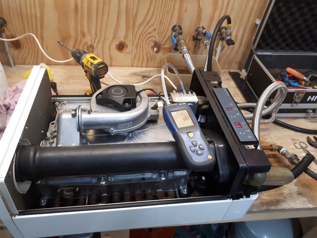 intergas hre 24/18 cw3  aardgas/propaan/lpg div. bouwjaren, Ophalen, 30 tot 80 cm, Hoog rendement (Hr), Cv-ketel of Combi-ketel