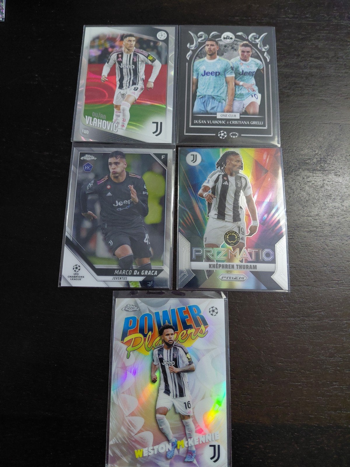 Juventus Panini en Topps Voetbal Spelerskaarten, Ophalen of Verzenden, Zo goed als nieuw, Buitenlandse clubs, Spelerskaart