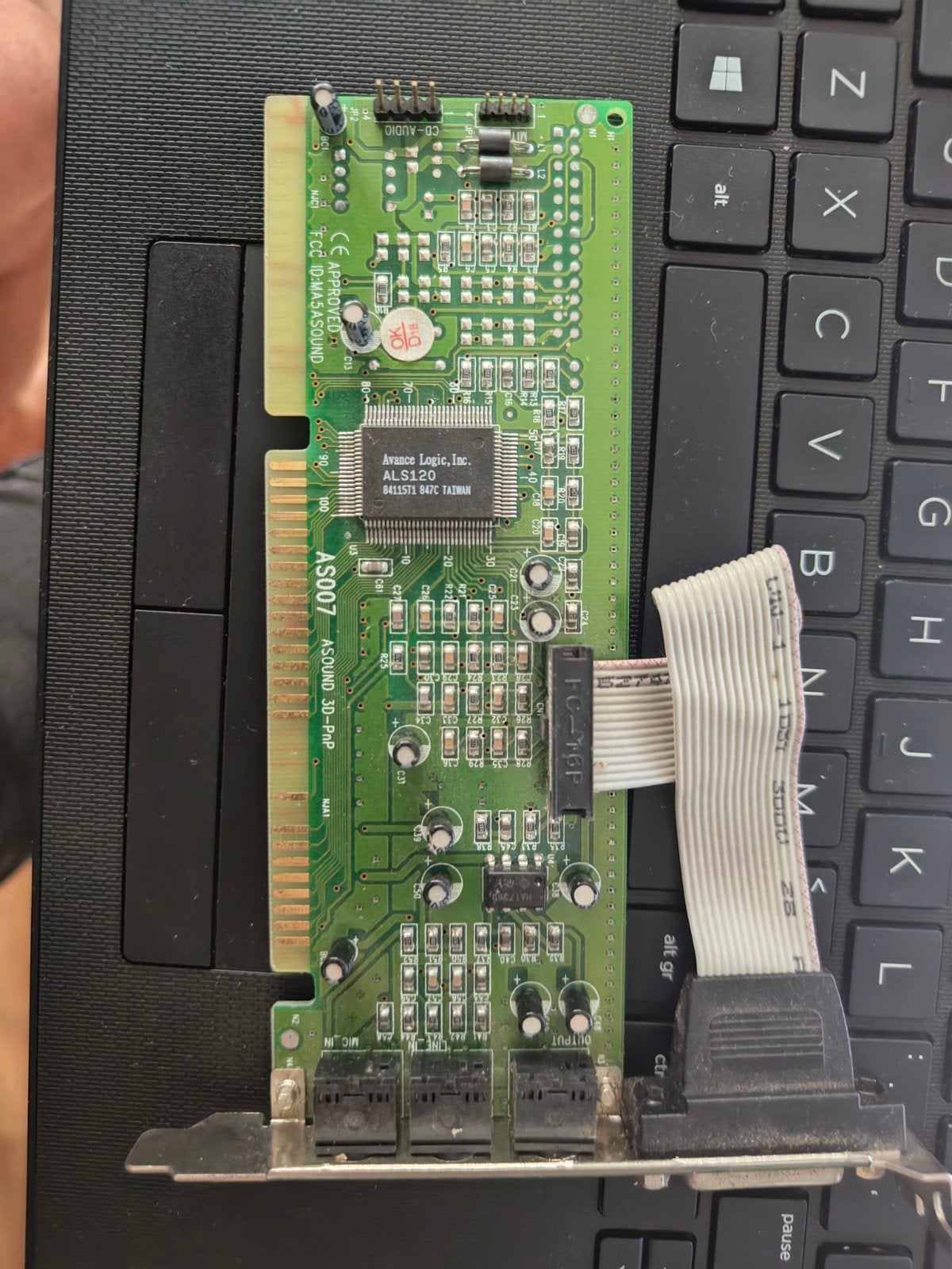 Te koop Asound Gold AS007 geluidskaart, Computers en Software, Ophalen of Verzenden, Desktop, USB