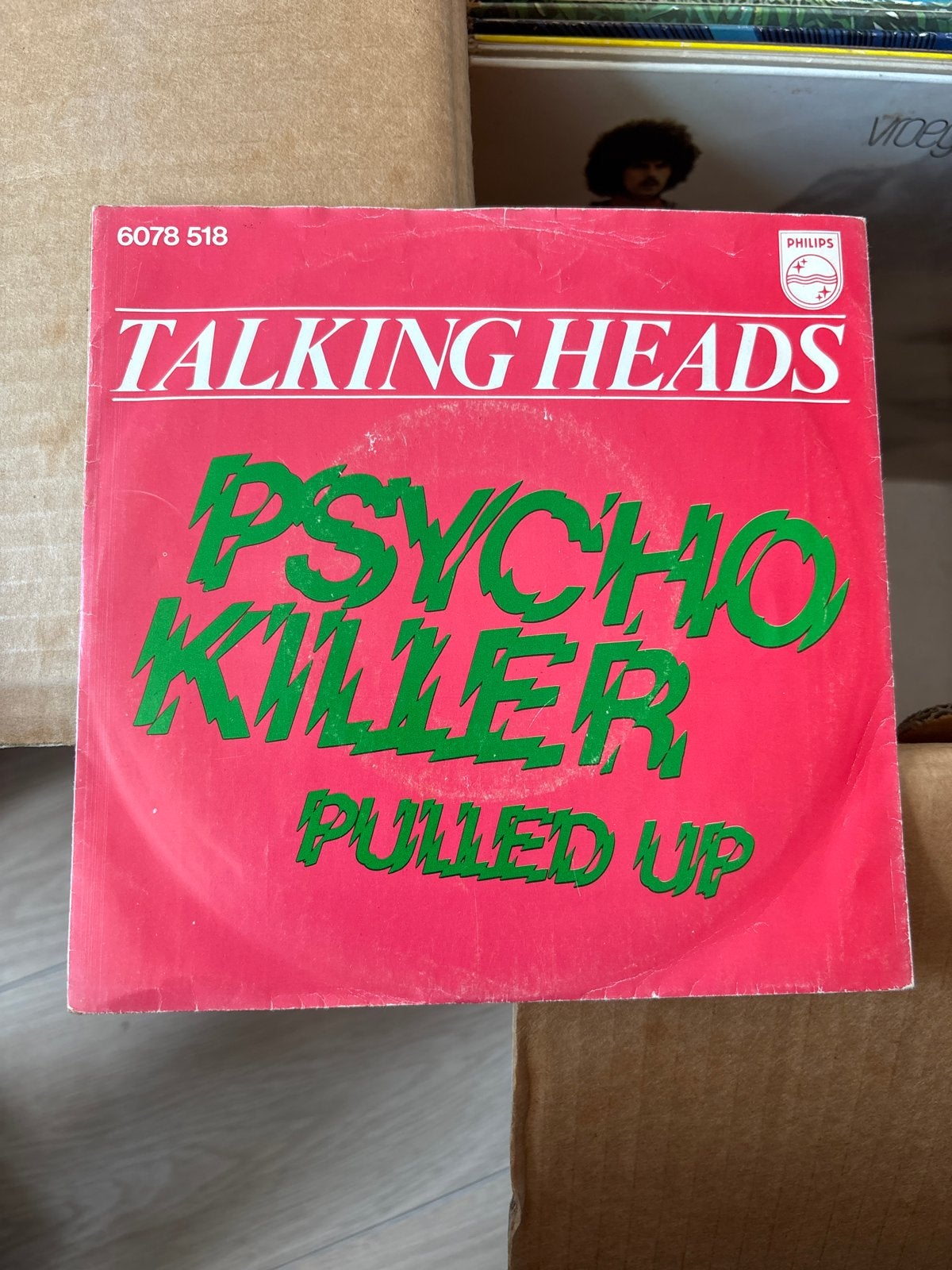 Talking Heads - Psycho Killer / Pulled Up (7 inch single), Cd's en Dvd's, Vinyl Singles, Gebruikt, Originele persing, 7 inch, Ophalen of Verzenden