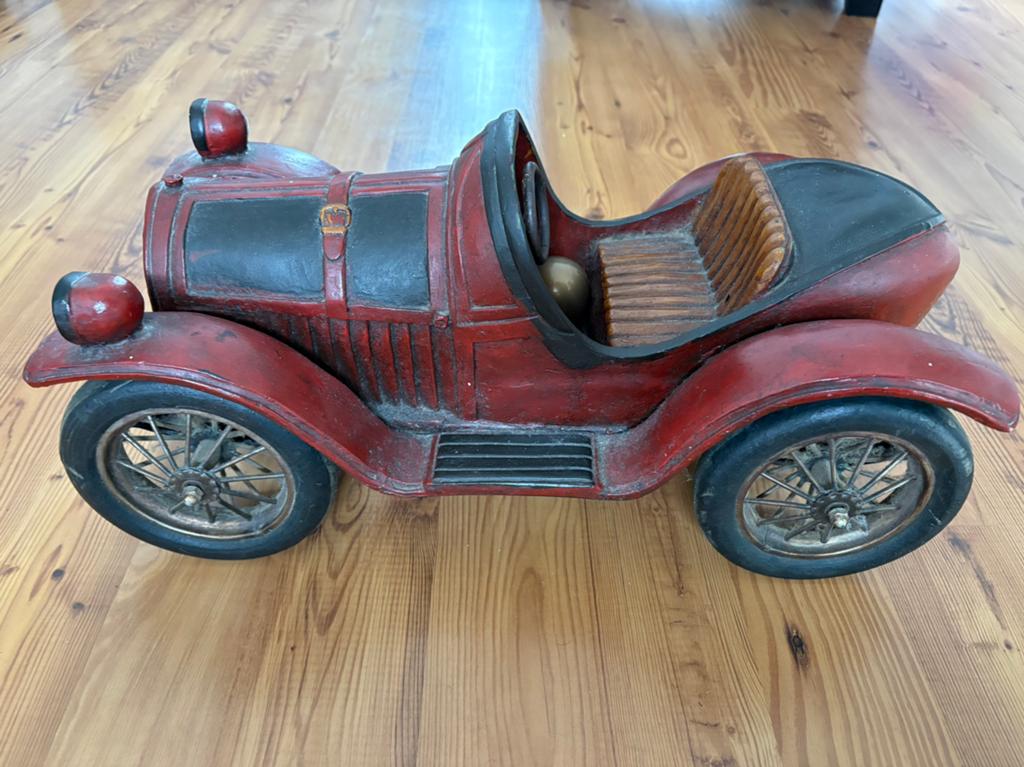 Vintage decoratieve oldtimer racewagen, Ophalen, Gebruikt, Auto's