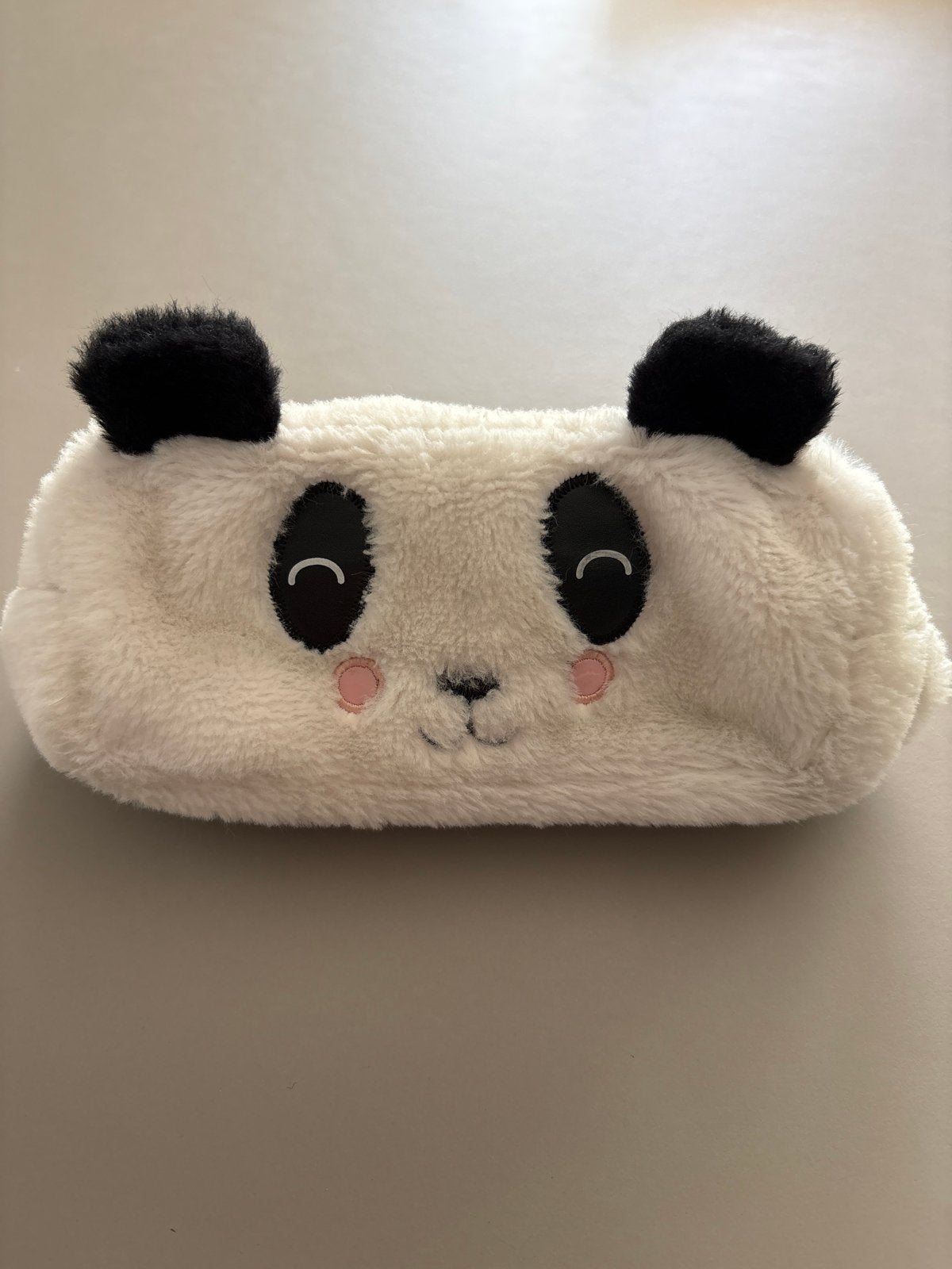 Zacht pluchen panda etui van de hema, Ophalen of Verzenden, Gebruikt