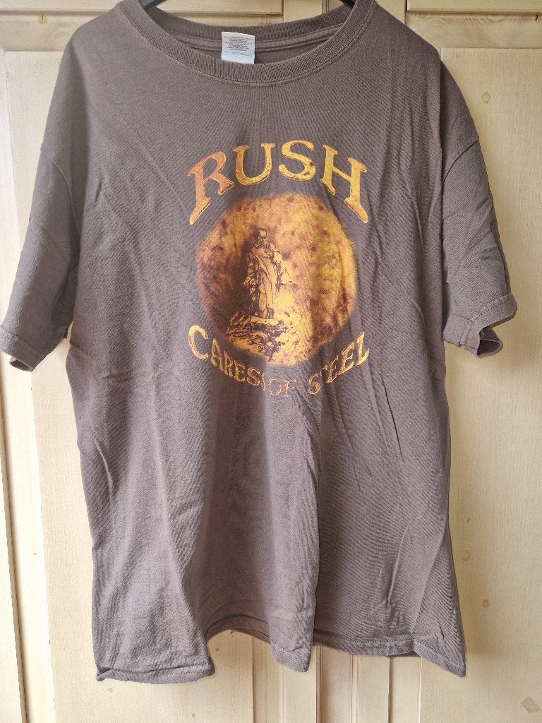 bruin shirt, maat xl, Gildan, Kleding | Heren, T-shirts, Bruin, Verzenden, Maat 56/58 (XL), Gedragen