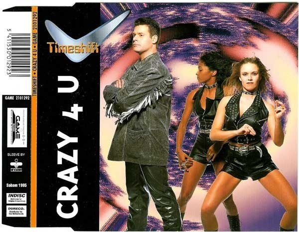 Timeshift – Crazy 4 U CD Maxisingle 1995 💿, Verzenden, Zo goed als nieuw, Dance en House