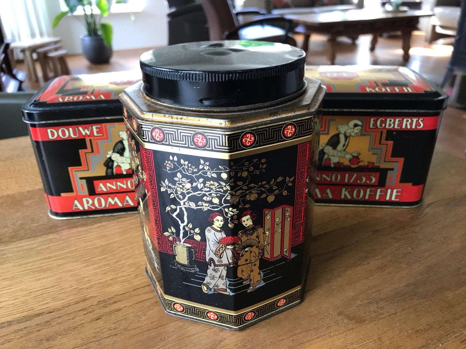 Douwe Egberts bussen - set van 3, Ophalen of Verzenden