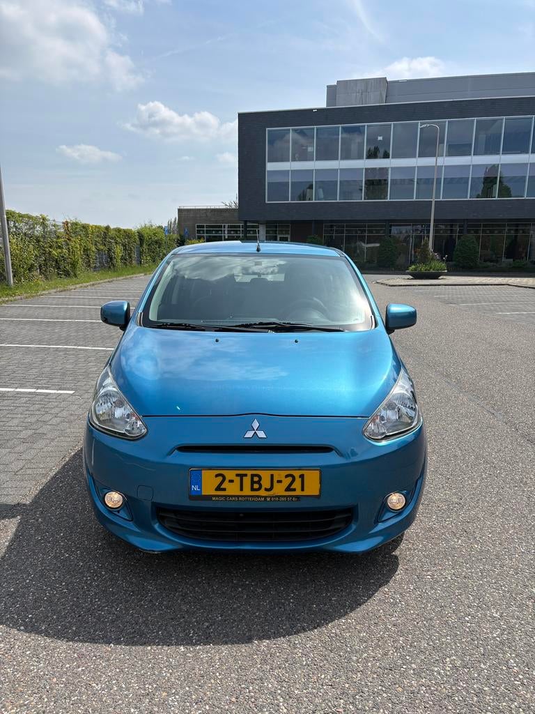 Mitsubishi Space Star 1.0 MPI 52KW 2014 Blauw, Auto's, Mitsubishi, Particulier, Space Star, ABS, Airbags, Airconditioning, Boordcomputer