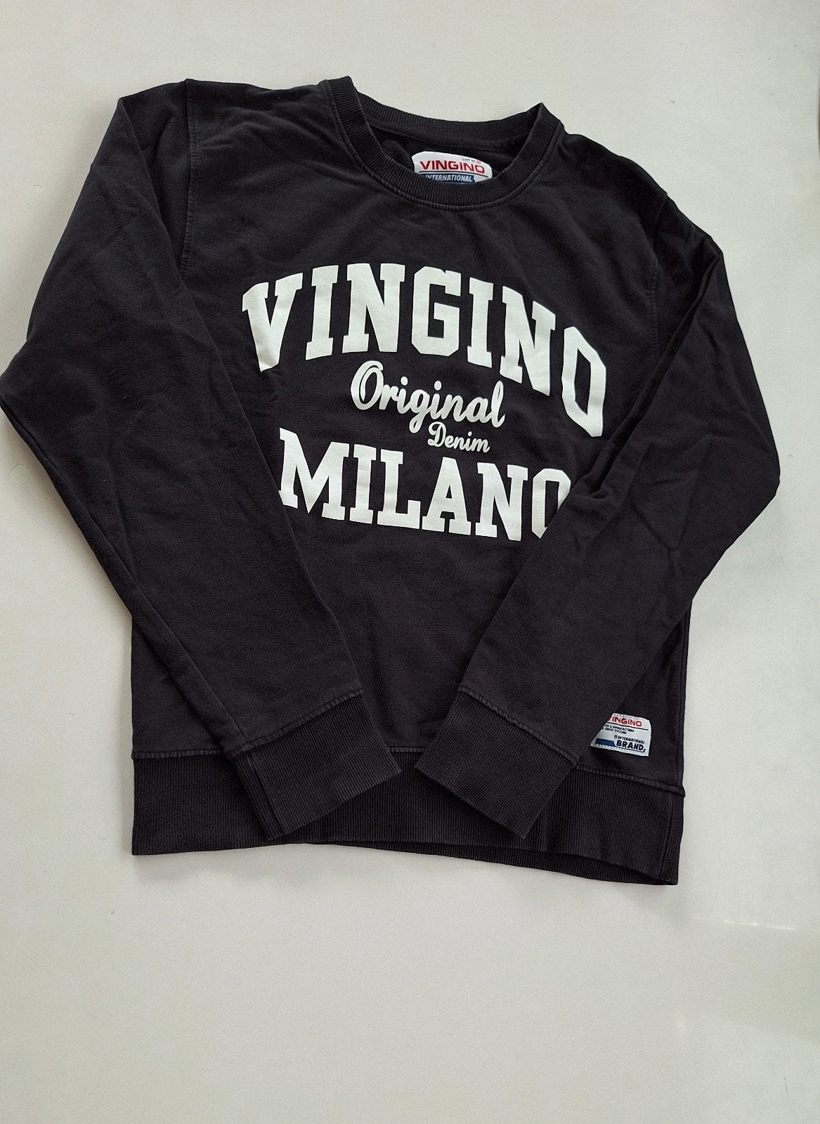 Mooi zwarte trui van vingino maat 14 164., Kinderen en Baby's, Kinderkleding | Maat 164, Trui of Vest, Ophalen of Verzenden, Zo goed als nieuw