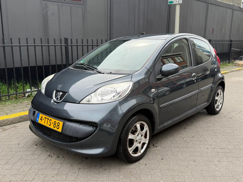 Peugeot 107 1.0 | 5DR | AUTOMAAT | 2008 | APK | Sportief, Zwart, 4 stoelen, 68 pk, Bedrijf