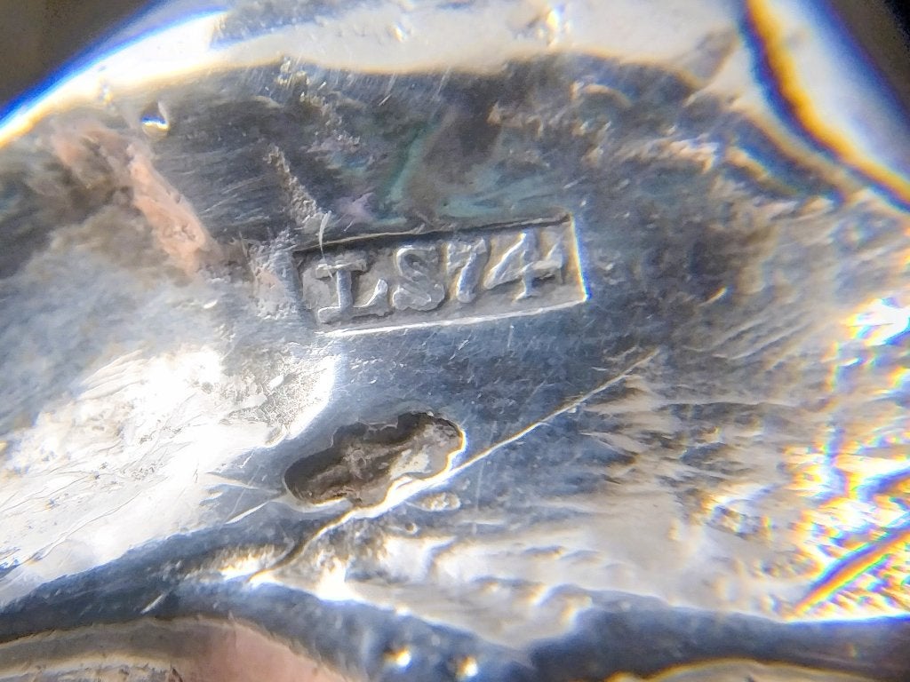 Zilveren pijpenwroeter, hazesprong, L.T. Spannenburg, Joure, Verzenden, Zilver