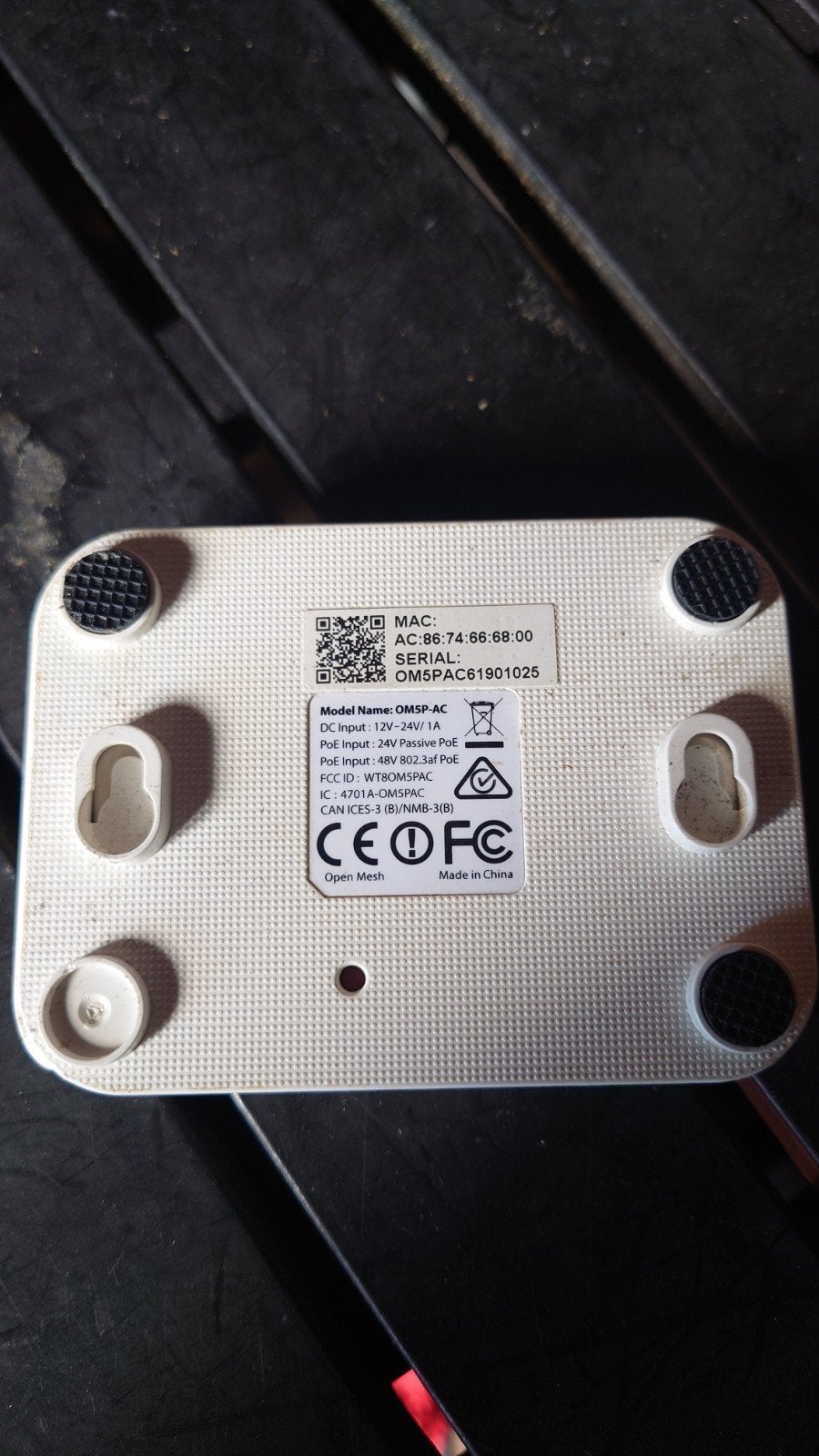 Open Mesh OM5P-AC dual-band access point / wifirouter, Ophalen of Verzenden