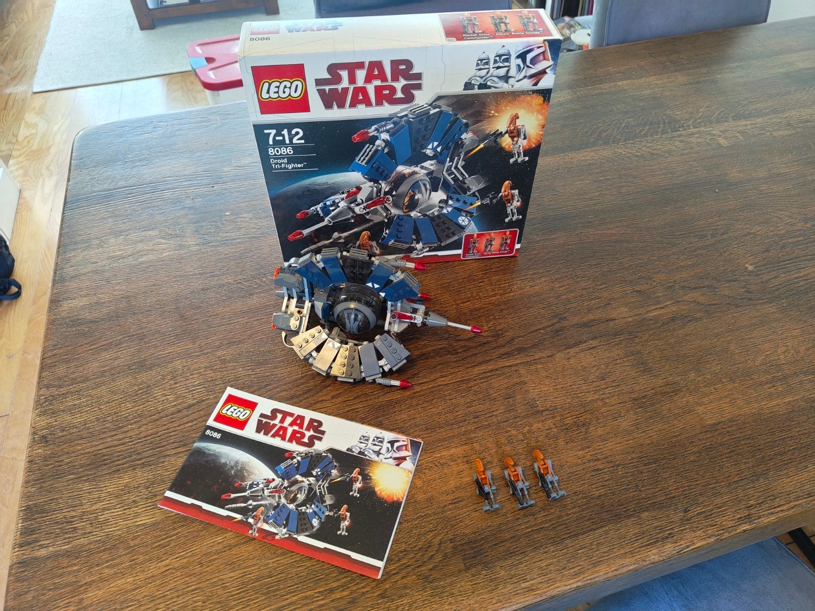 Lego Star Wars Droid Tri-Fighter (8086) met 3 droids, Star Wars, Lego, Ophalen of Verzenden, Zo goed als nieuw