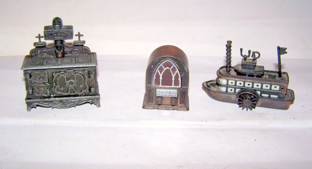 3 prachtige zeldzame koperen puntenslijpers. Izgs., Ophalen of Verzenden
