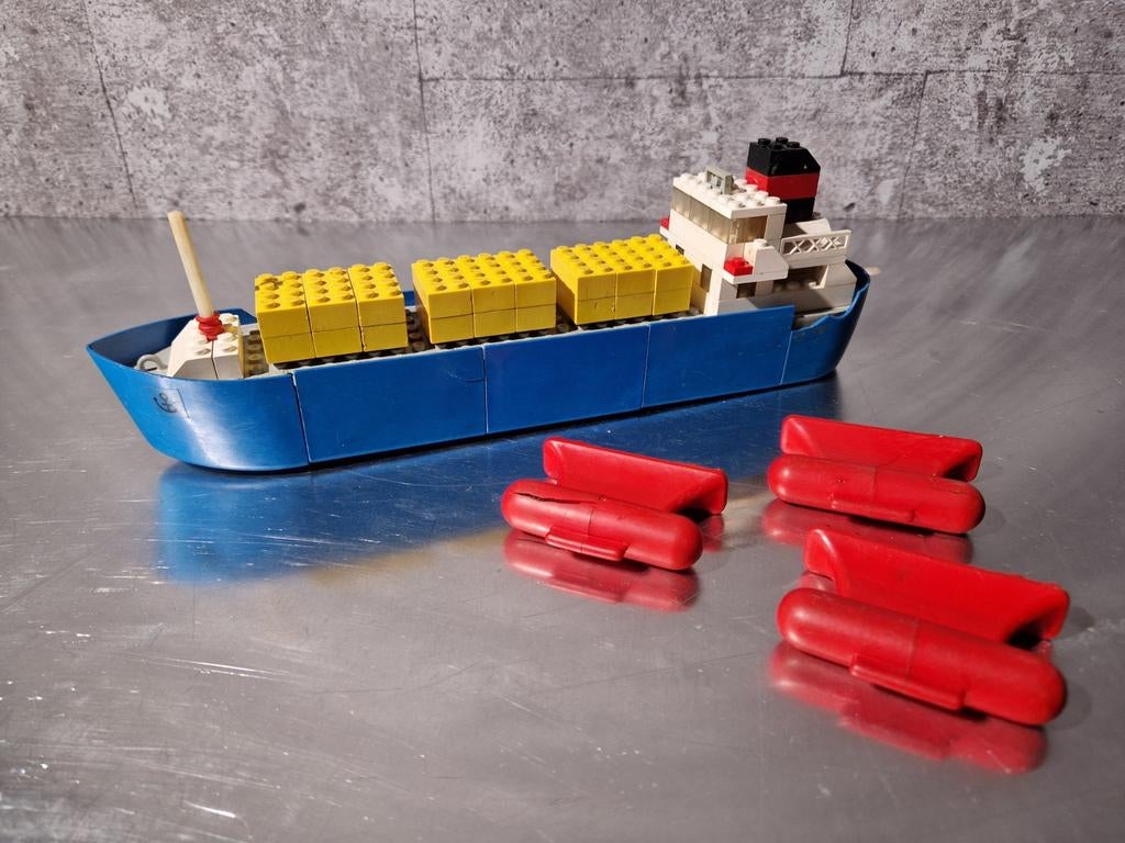 Lego 315 Vrachtschip met containers en drijvers met gewicht, Kinderen en Baby's, Speelgoed | Duplo en Lego, Ophalen of Verzenden