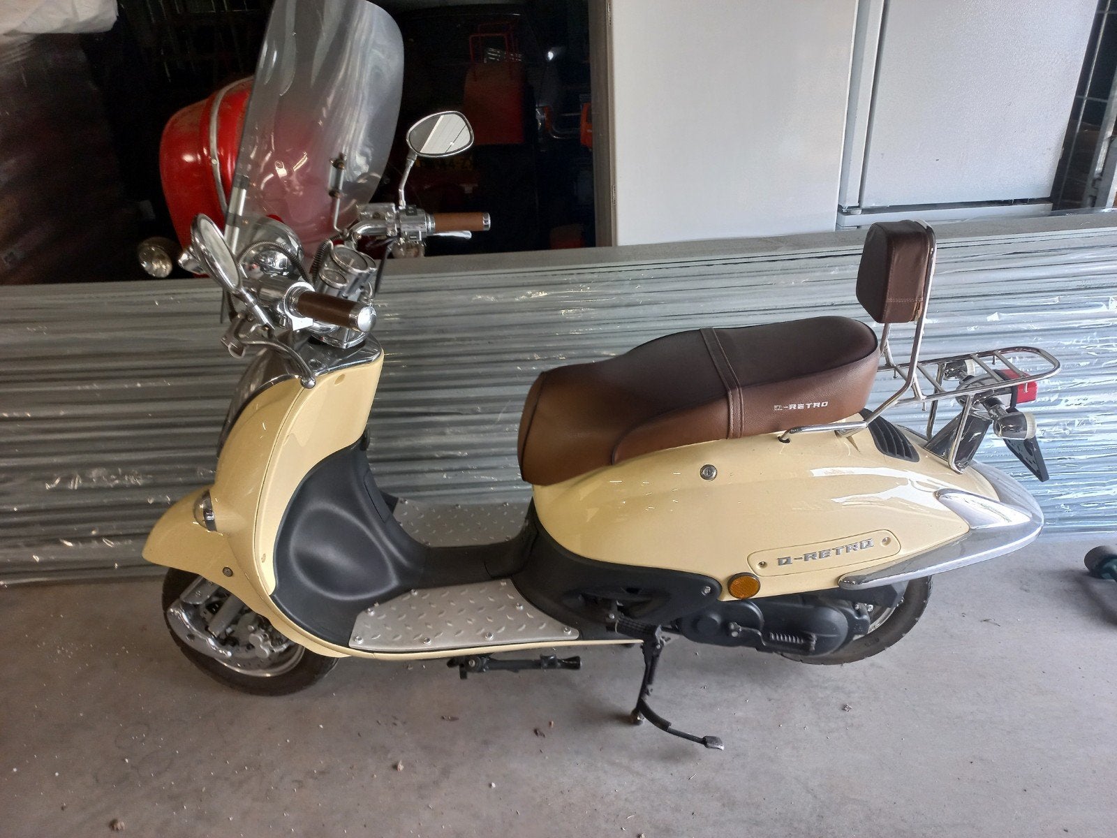 Q retro scooter, Ophalen, Gebruikt, Benzine, Overige merken