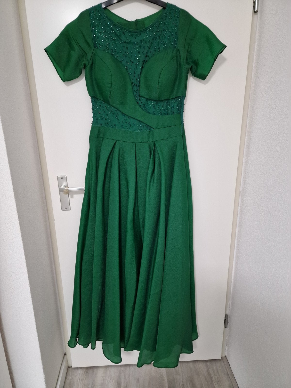 Galajurk groen maat 38/40, Kleding | Dames, Gelegenheidskleding, Maat 38/40 (M), Galajurk, Ophalen of Verzenden, Zo goed als nieuw