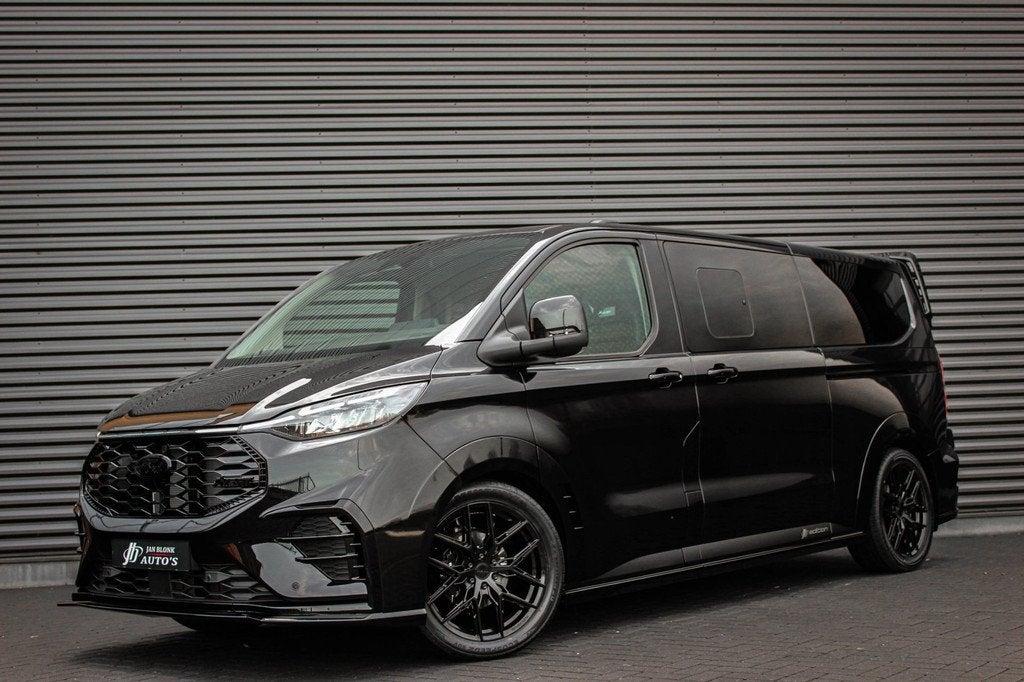 Ford TRANSIT CUSTOM 320 2.0 TDCI L2H1 MS-RT DC AWD DUBBEL CA, Automatische klimaatregeling, 4 cilinders, Zwart, Bedrijf