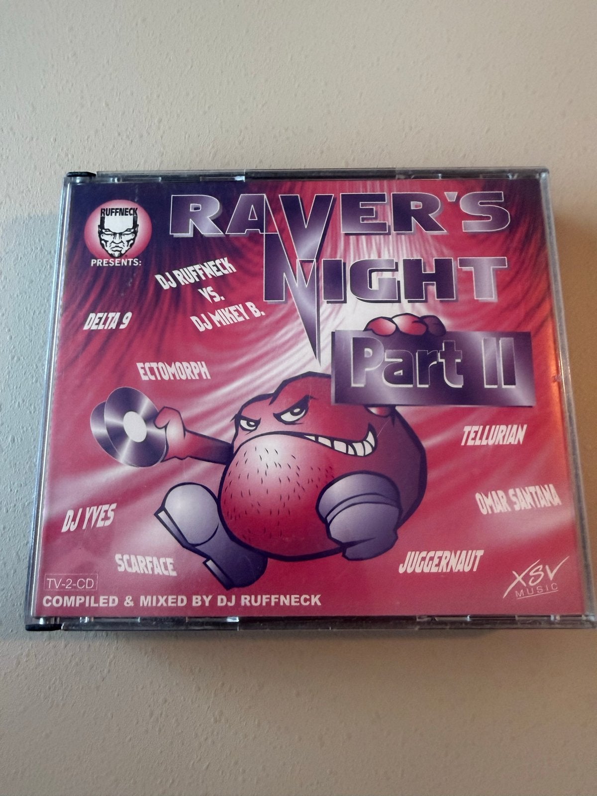 Raver's Night Part II - Hardcore/Gabber CD (Ruffneck Present, Cd's en Dvd's, Gebruikt, Hardcore, Ophalen of Verzenden, Inclusief doosje