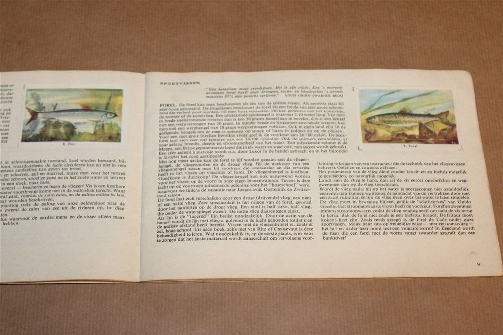 Zo Moet Je Vissen — Compleet Plaatjesalbum 1958, Boeken, Ophalen of Verzenden, Gelezen
