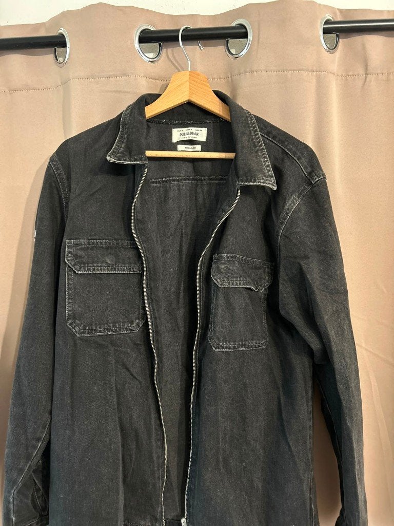 Stijlvolle tussenjas / lichte jas, Kleding | Heren, Kostuums en Colberts, Zwart, Ophalen of Verzenden, Zo goed als nieuw, Anders