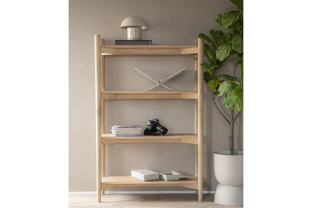 Wandkast Selbu, Huis en Inrichting, Kasten | Vitrinekasten, Ophalen, Met plank(en), 100 tot 150 cm, Eikenhout