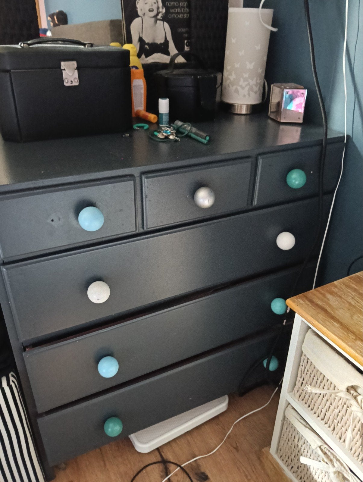 leuke aparte stevige kost met lades, Ophalen, Gebruikt, 50 tot 100 cm, 3 of 4 laden