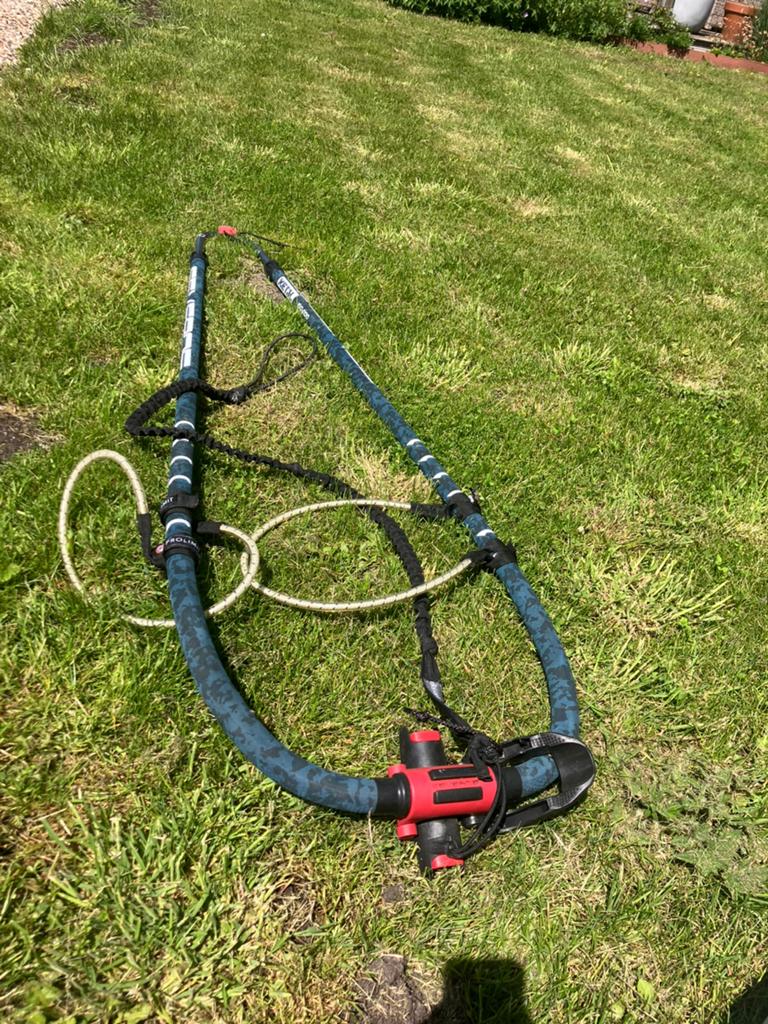 Servene boom / giek aluminium 150-200, Watersport en Boten, Windsurfen, Ophalen, Zo goed als nieuw, Giek