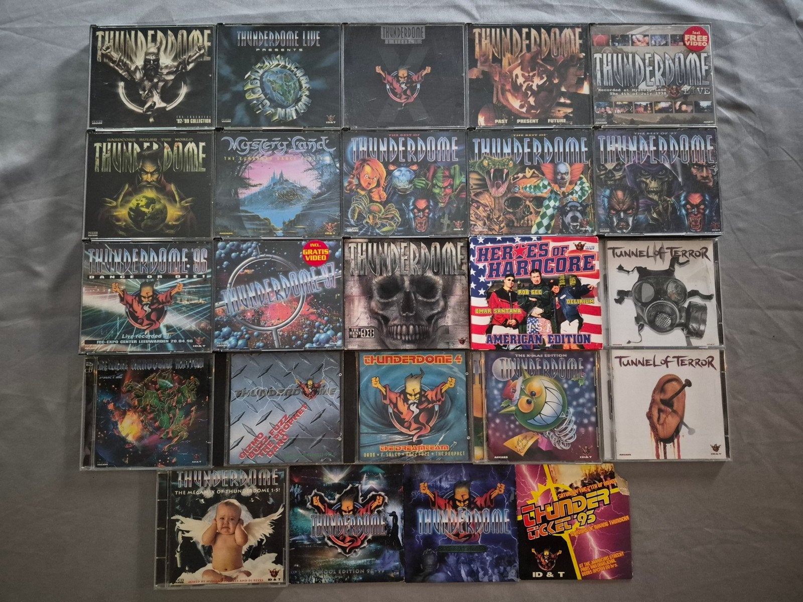 Grote collectie CD's - Thunderdome / ID&T, Ophalen of Verzenden, Gebruikt, Hardcore, Verzamelalbum