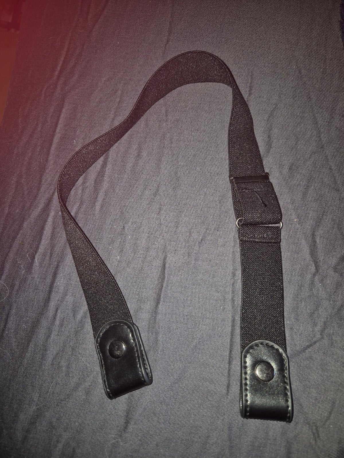 (6) Riem zonder gesp (nieuw), 3 tot 5 cm, Minder dan 80 cm, Zwart, Nieuw