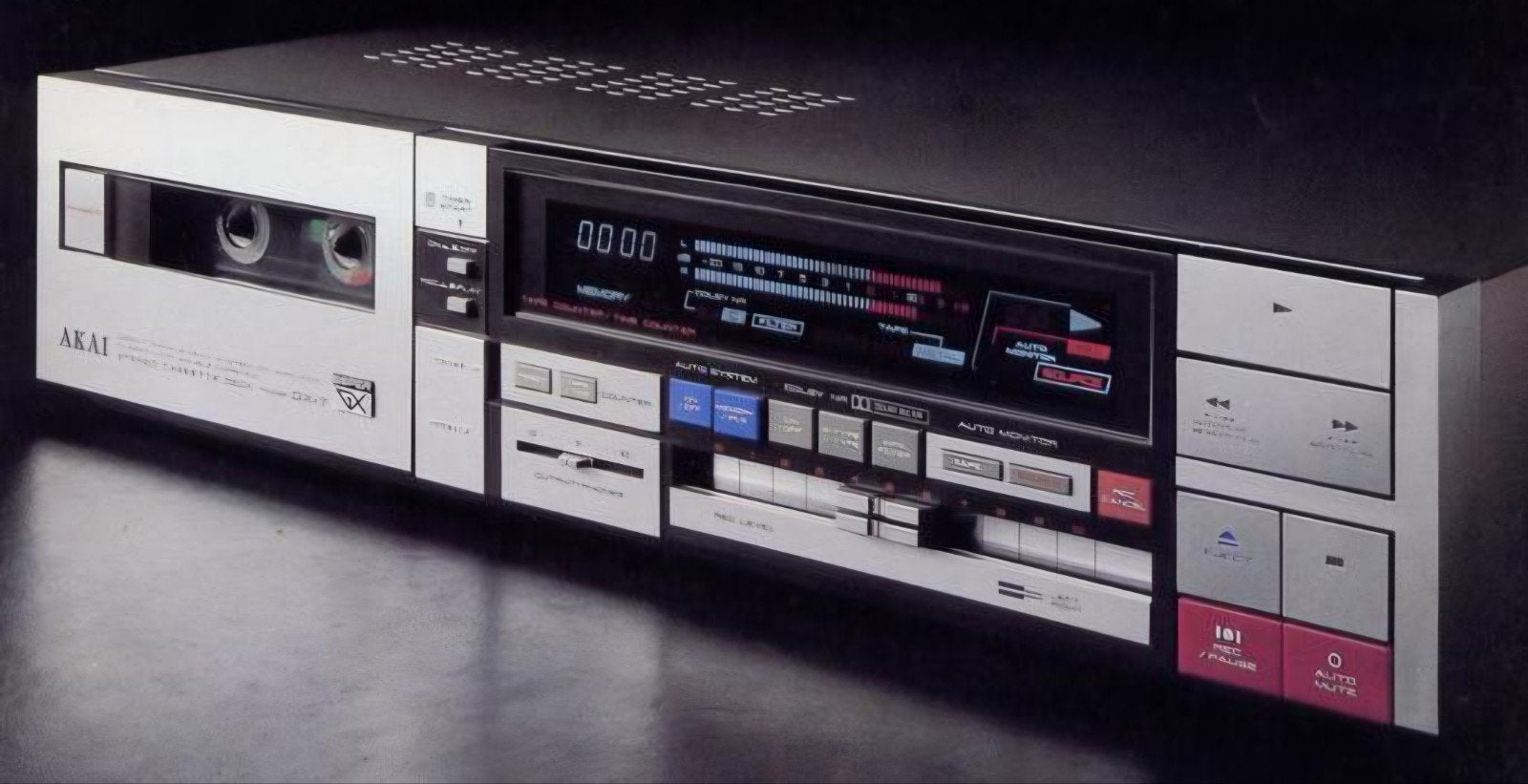 Akai GX7 3 koppen Dual Capstan vintage topper, geserviced, Audio, Tv en Foto, Cassettedecks, Enkel, Ophalen of Verzenden, AKAI