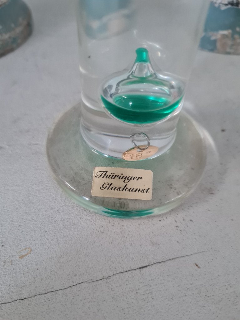 29 cm hoge Galileo thermometer, Huis en Inrichting, Heikant 21 Kaatsheuvel, Binnenthermometer, Belle Vieille Brocante, Glas