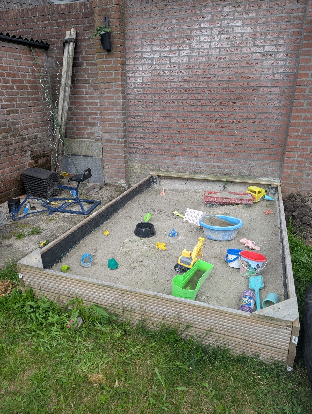 Zandbak 243 x 156, Ophalen
