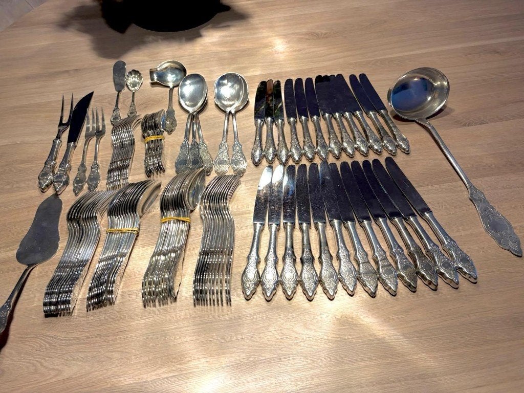 Robbe & Berking Ostfriesen 110-delig verzilverd bestek RB 90, Ophalen of Verzenden