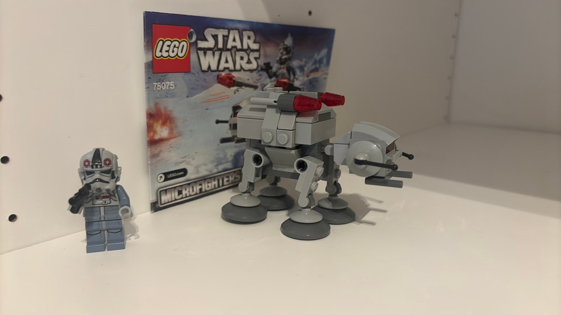 Lego Star Wars 75074 AT-AT Microfighter met minifiguur, Star Wars, Lego, Ophalen of Verzenden, Zo goed als nieuw