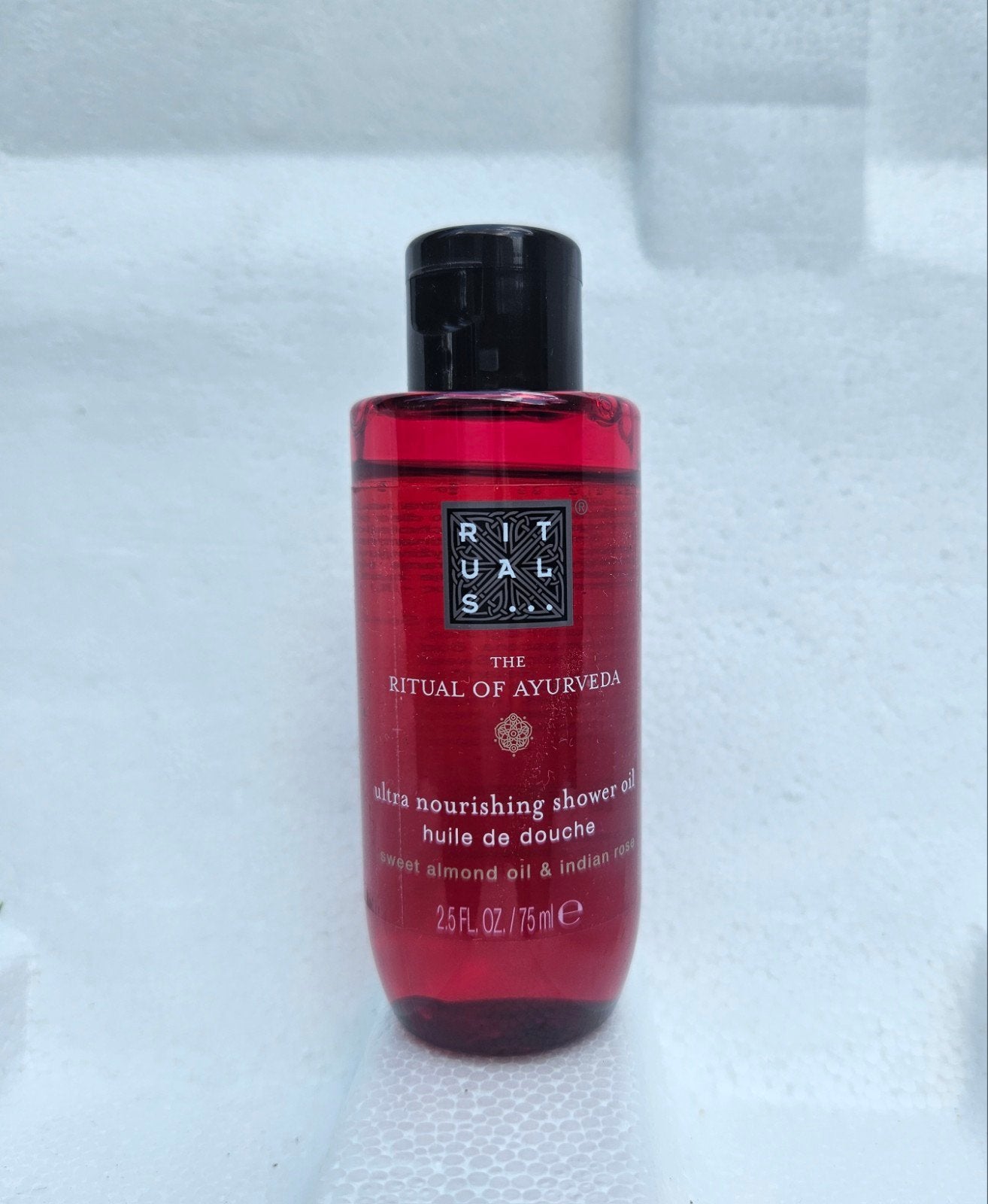 Rituals of Ayurveda shower oil 75ml, Ophalen of Verzenden, Nieuw, Bad & Douche