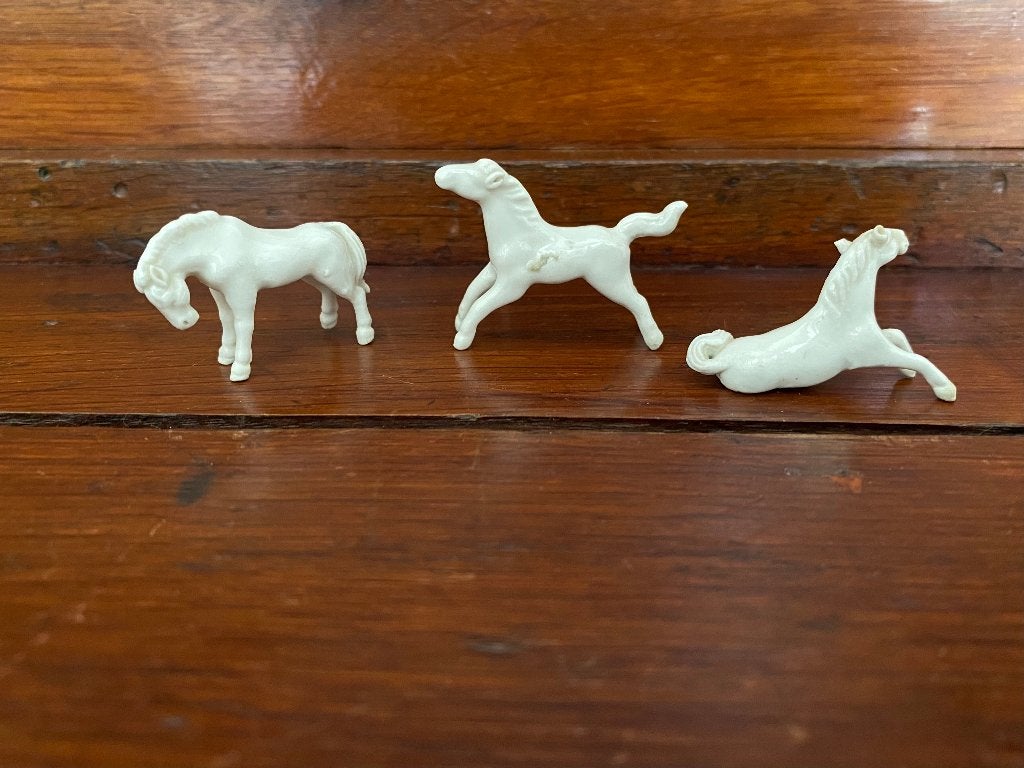 3 Blanc de Chine miniatuur paarden Chinees *Nous Deux*, Ophalen of Verzenden