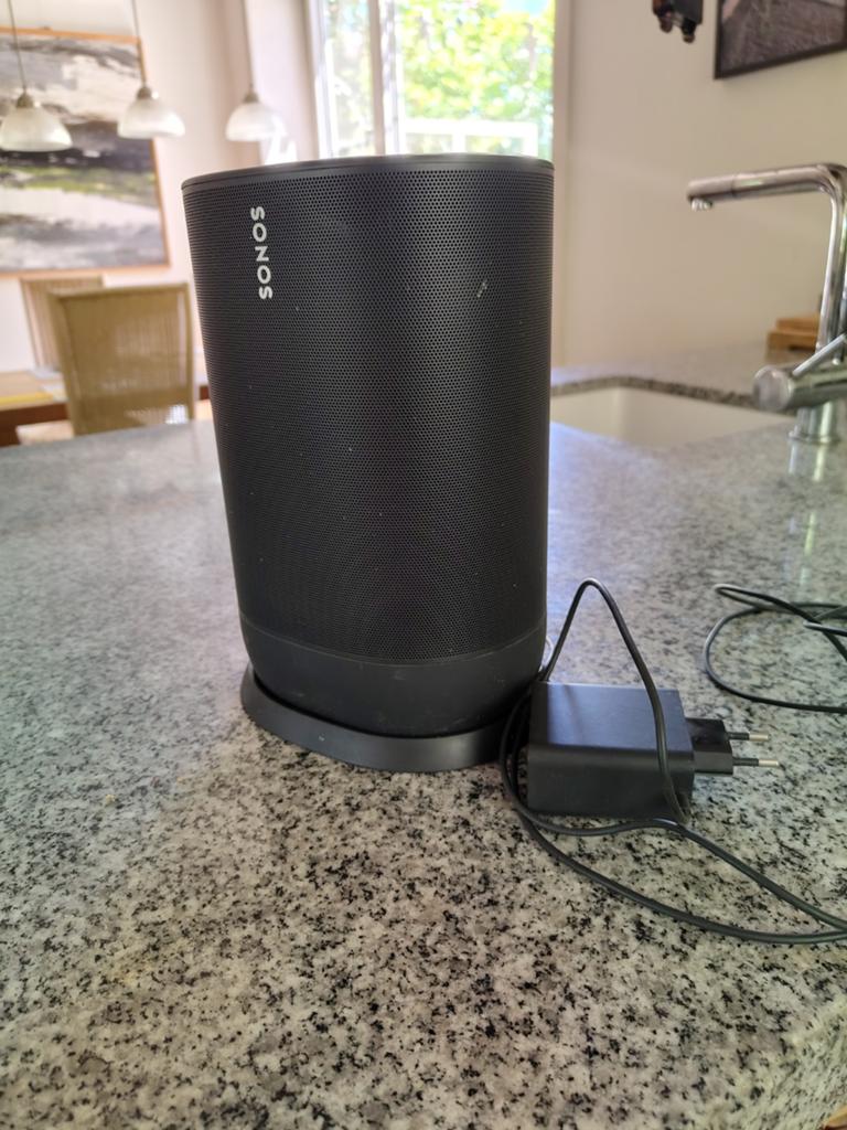 Sonos Move Draagbare Smart Speaker - Zwart, Ophalen of Verzenden, Minder dan 60 watt, Overige typen, Sonos