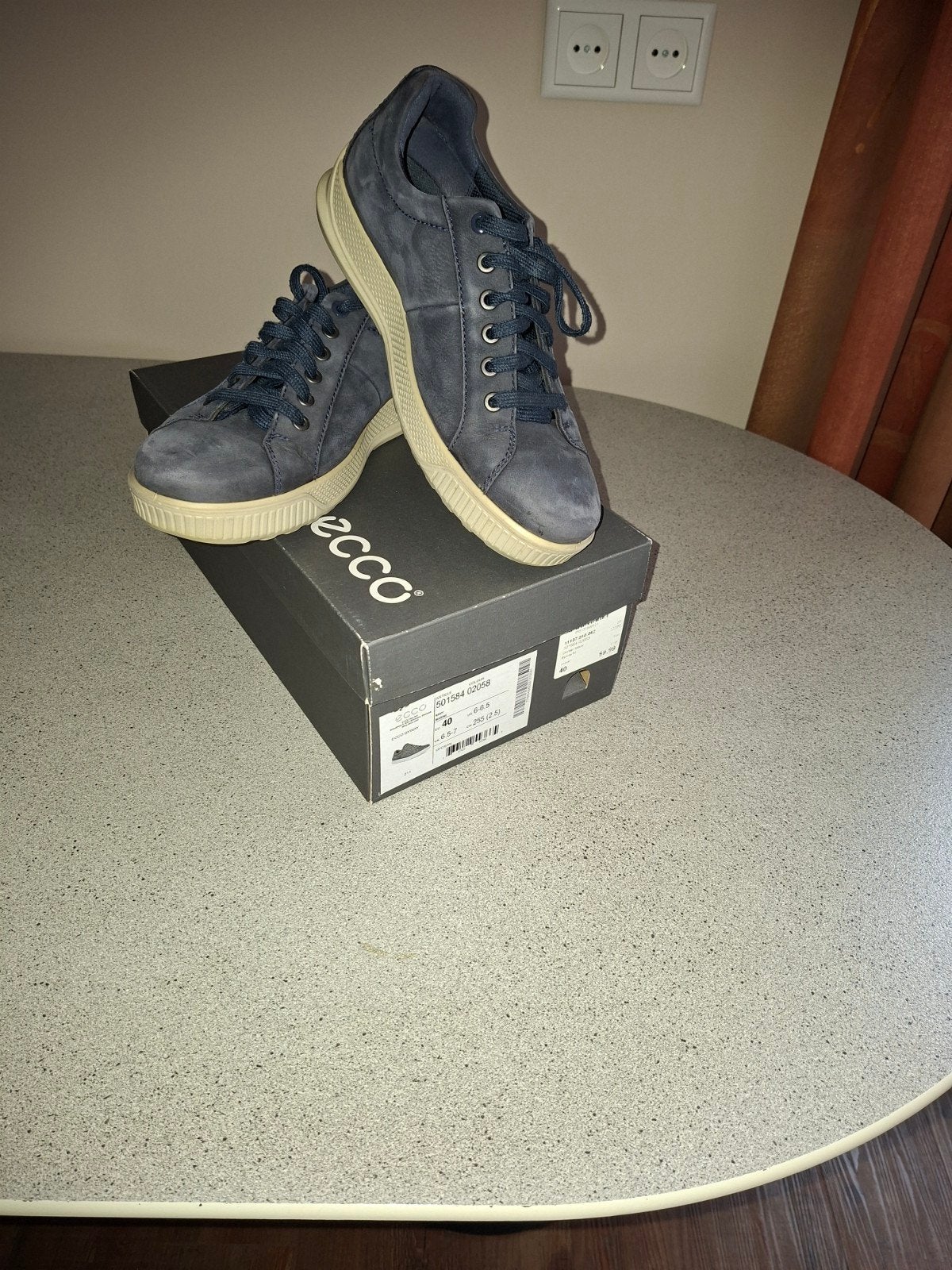 ECCO Sneakers - Maat 40 - Zo goed als nieuw, Blauw, Ophalen, ECCO, Sneakers of Gympen