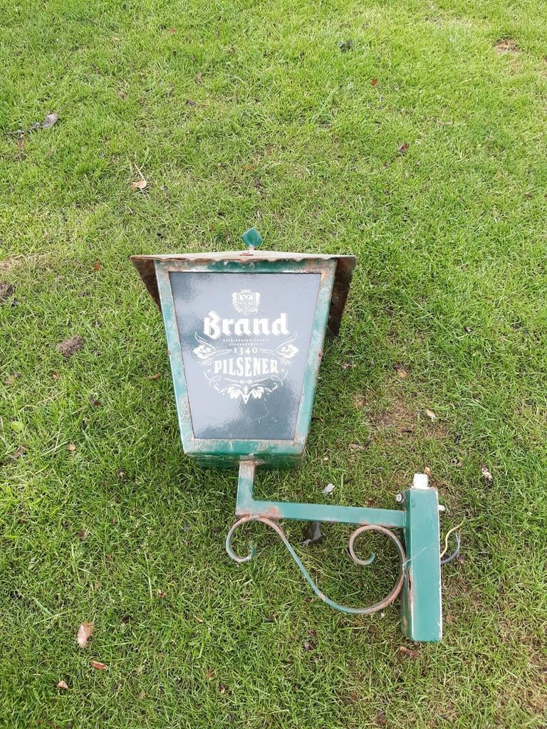 3 Brand Pilsener lampen - Vintage reclameverlichting, Ophalen of Verzenden, Gebruikt