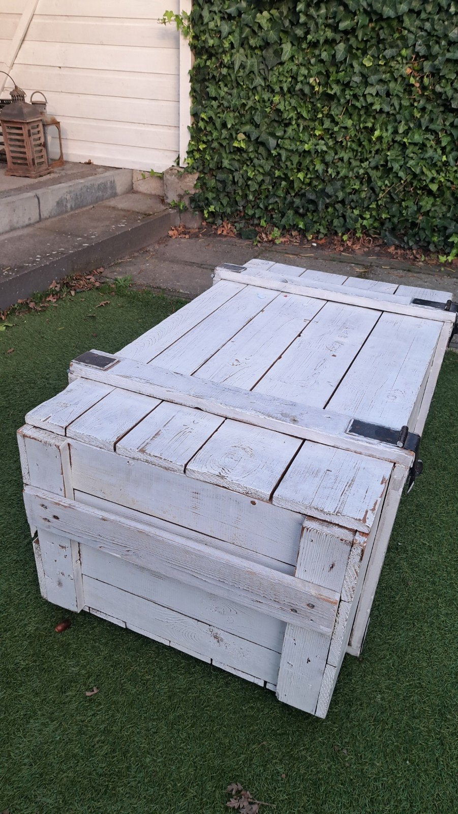 Houten Opbergkist - Multifunctioneel en Robuust, Ophalen, Gebruikt, 100 tot 150 cm, 5 – 50