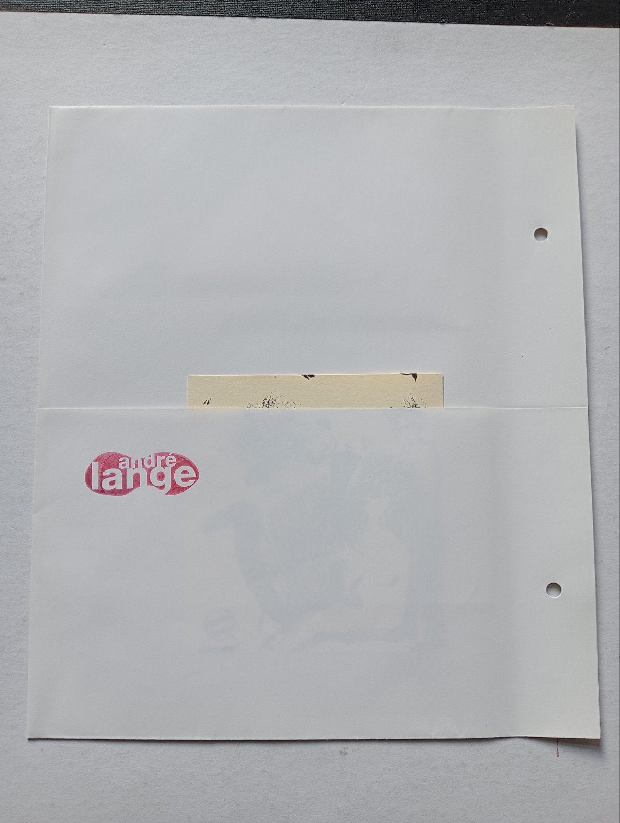 Andre Lange Litho 1998, Ophalen of Verzenden
