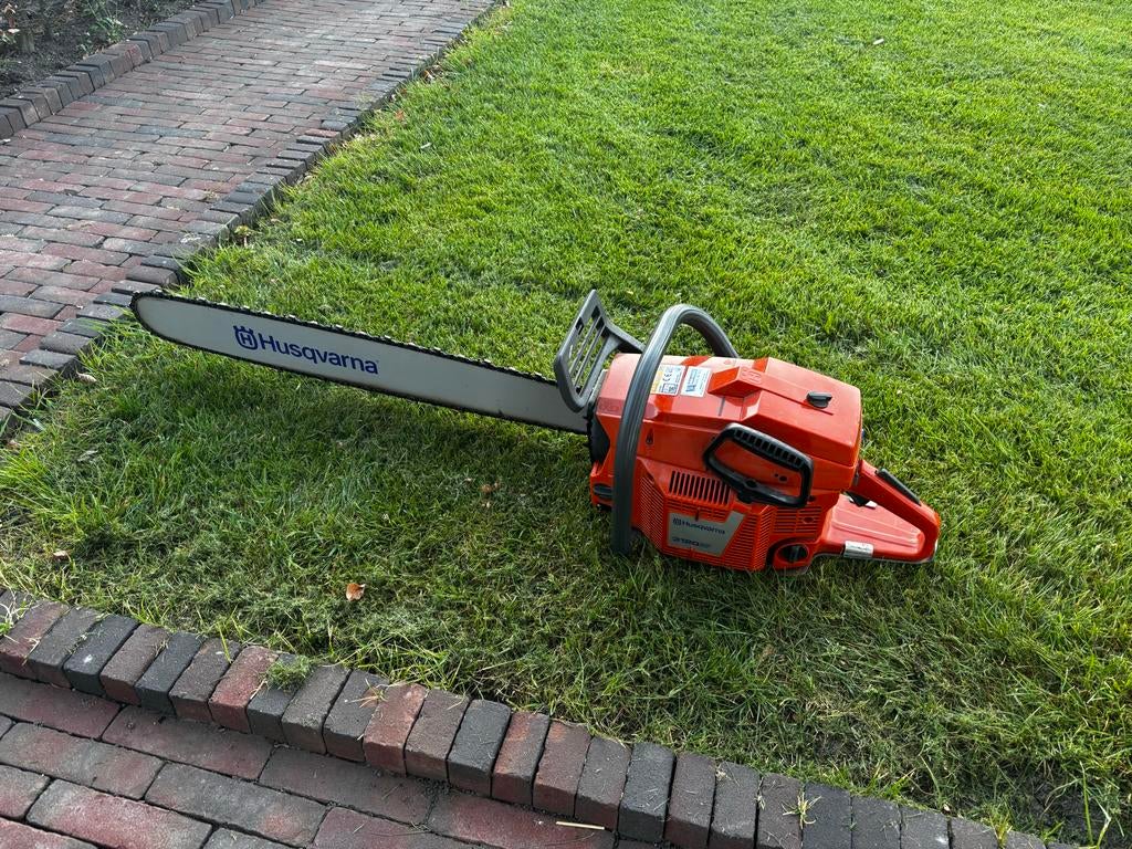 Husqvarna 3120XP Kettingzaag - Zo goed als nieuw + extra's, Ophalen of Verzenden, Zo goed als nieuw, Boomzaag