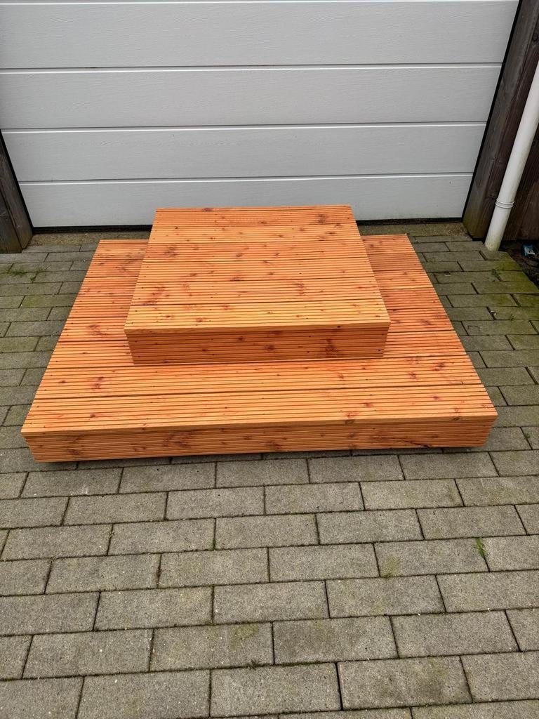 Douglashouten chalet opstap, Tinyhouse, Recreatiewoning, Ophalen of Verzenden, Nieuw, Hout