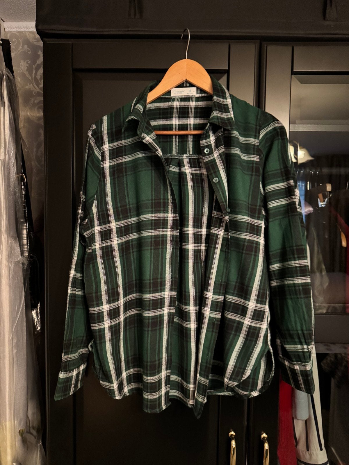 Geruite blouse maat 36, Ophalen of Verzenden, Zo goed als nieuw, Maat 36 (S), Groen