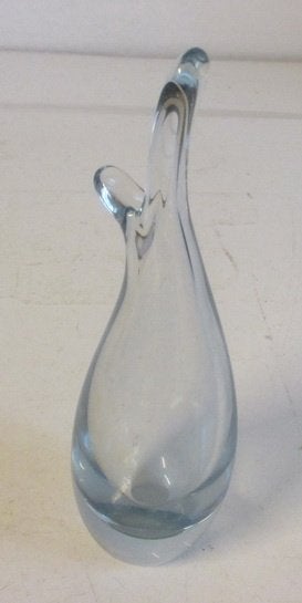 vintage design glas vaasje Holmegaard Denemarken, Ophalen of Verzenden