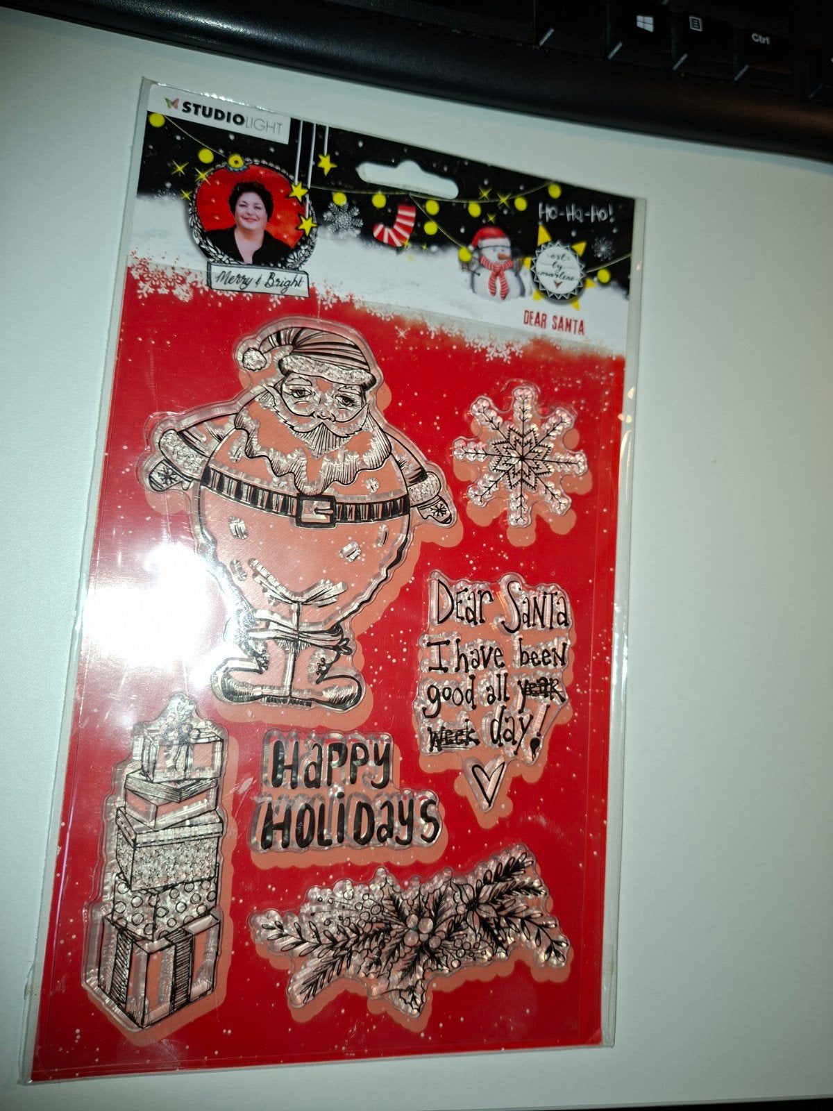 Studio Light Clearstamps Kerstman en Cadeaus, Hobby en Vrije tijd, Ophalen of Verzenden, Nieuw, Clearstamp