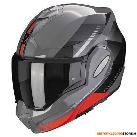 Scorpion EXO-TECH EVO GENRE, Zwart-Antraciet-Rood, Motoren, Ophalen of Verzenden, Nieuw met kaartje