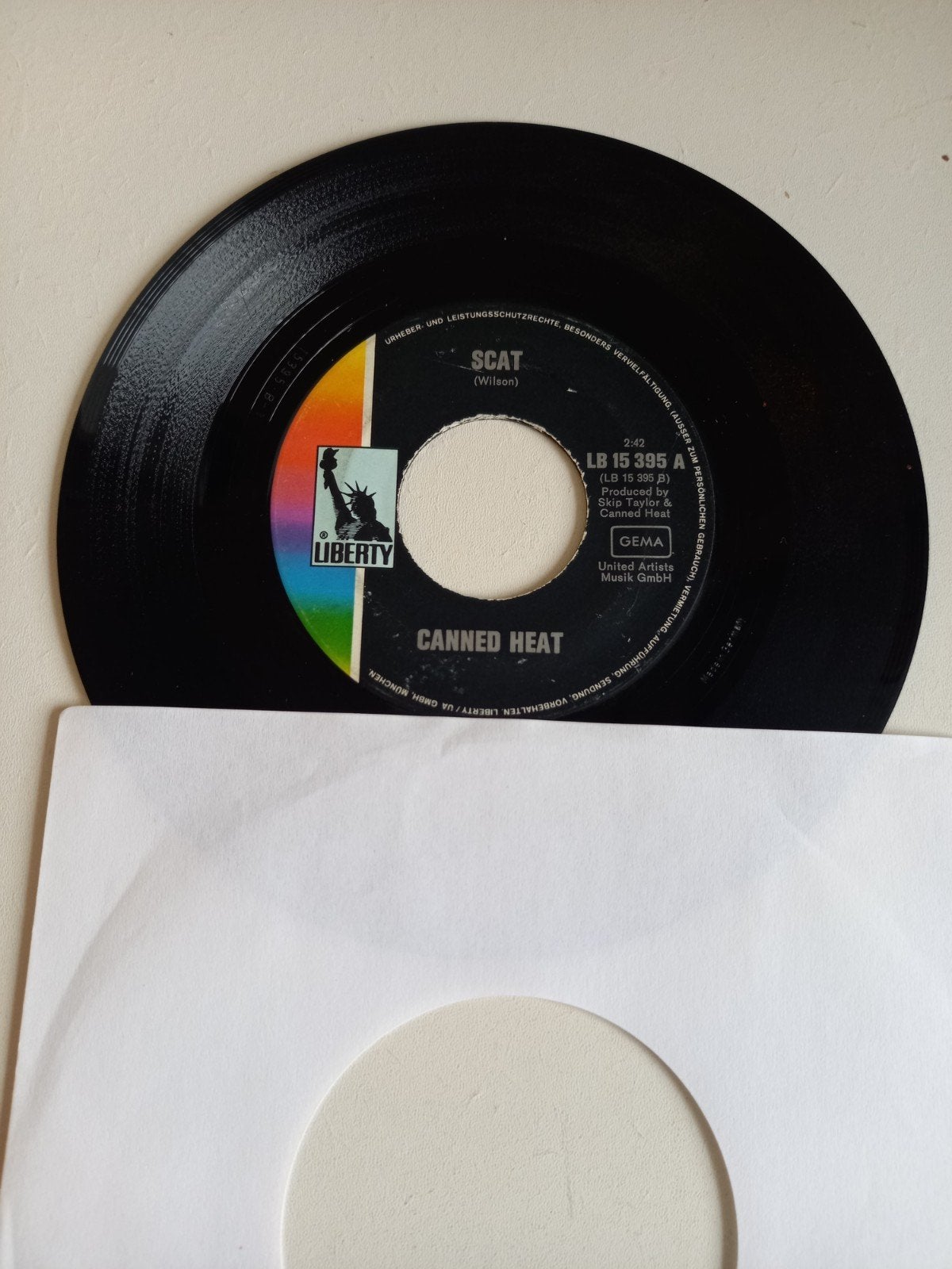 Canned Heat - Scat (Single, Liberty, Pop, 7 inch), Ophalen of Verzenden, Gebruikt, Pop