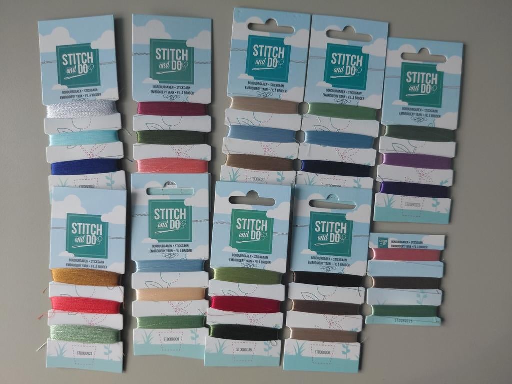 Nieuwe Stitch and Do borduurgaren - 10 stuks, Hobby en Vrije tijd, Ophalen of Verzenden, Nieuw, Overige thema's