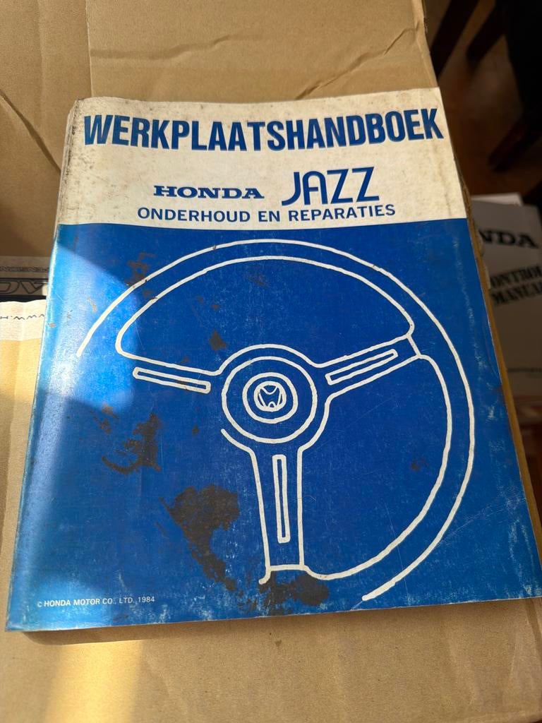 Honda Jazz Werkplaatshandboek 1984 Onderhoud en Reparaties, Ophalen of Verzenden